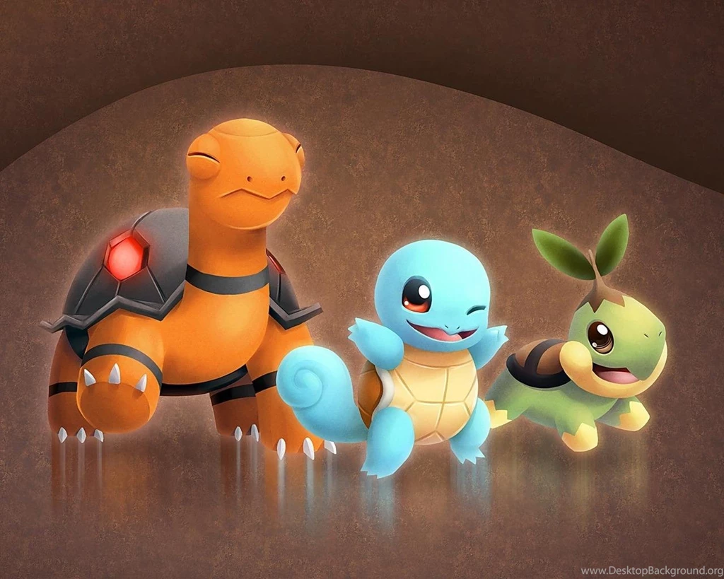 TORKOAL SQUIRTLE TURTWIG WALLPAPER   (