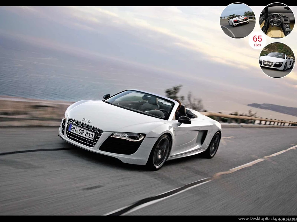 2011 Audi R8 Spyder 5.2 FSI Quattro Front Left Quarter View ...