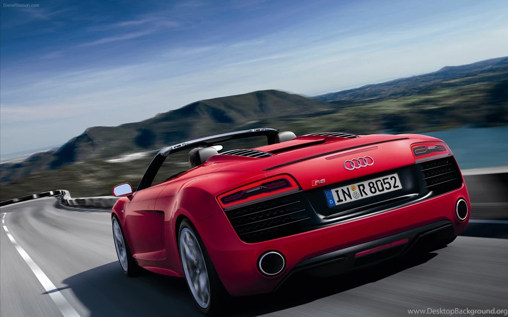 Audi R8 Spyder V10 2013 Widescreen Exotic Car Wallpapers