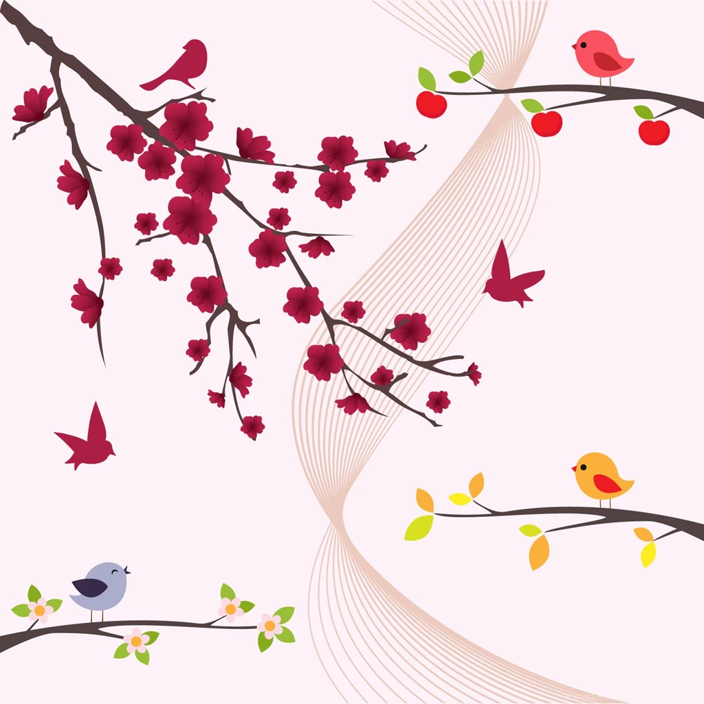 Bird Vector Backgrounds Vector Art & Graphics