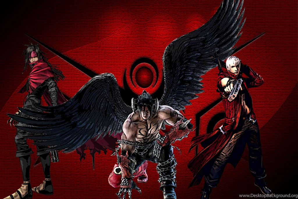 Tekken Jin Devil May Cry Dante Vincent Valentine