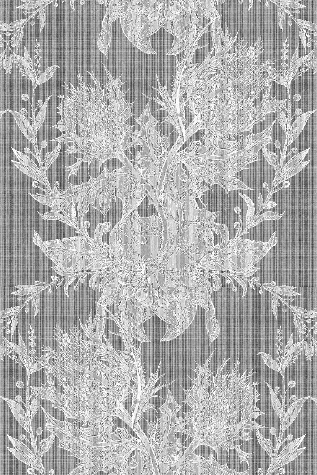 Timorous Beasties Fabric Thistle Lace Fabric