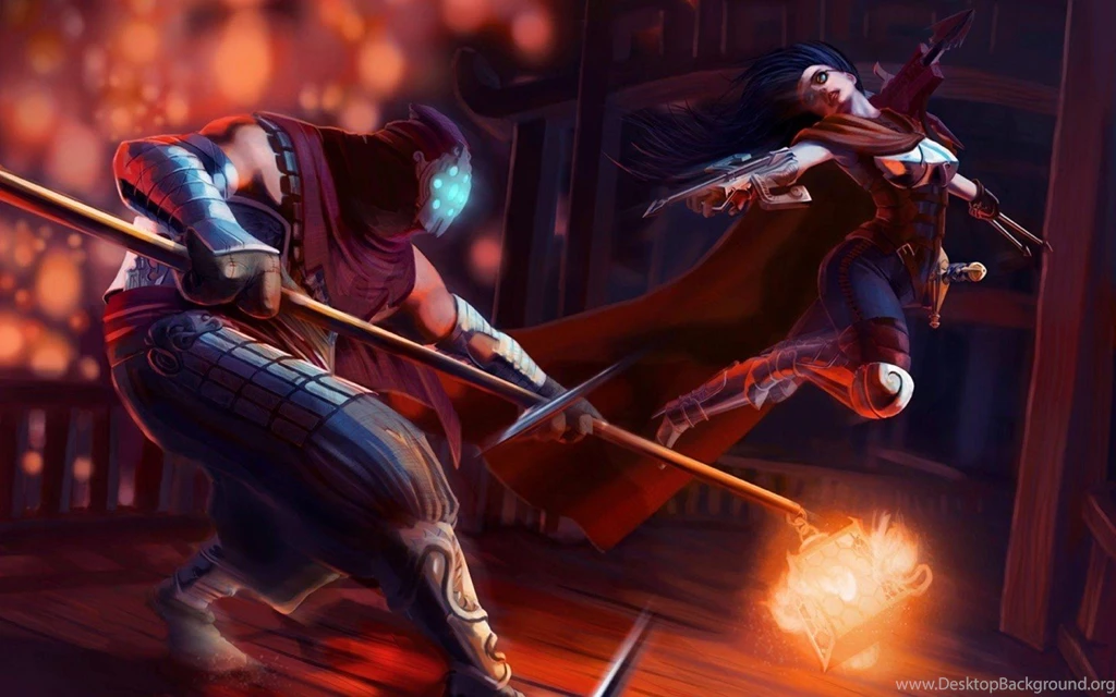 Jax And Vayne Fighting   League Of Legends HD Desktop Wallpapers ...