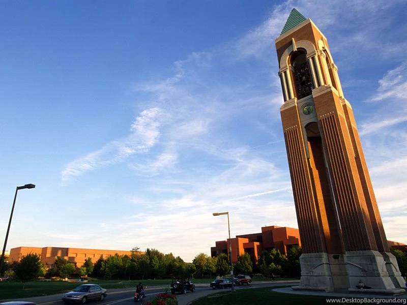 Ball State Wallpaper: Campus At Sunrise