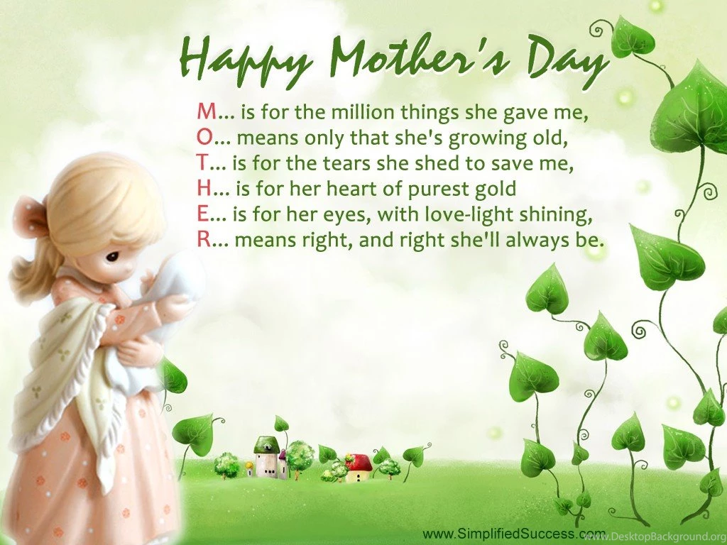 Happy Mothers Day Poetry Wallpapers Hd Desktop