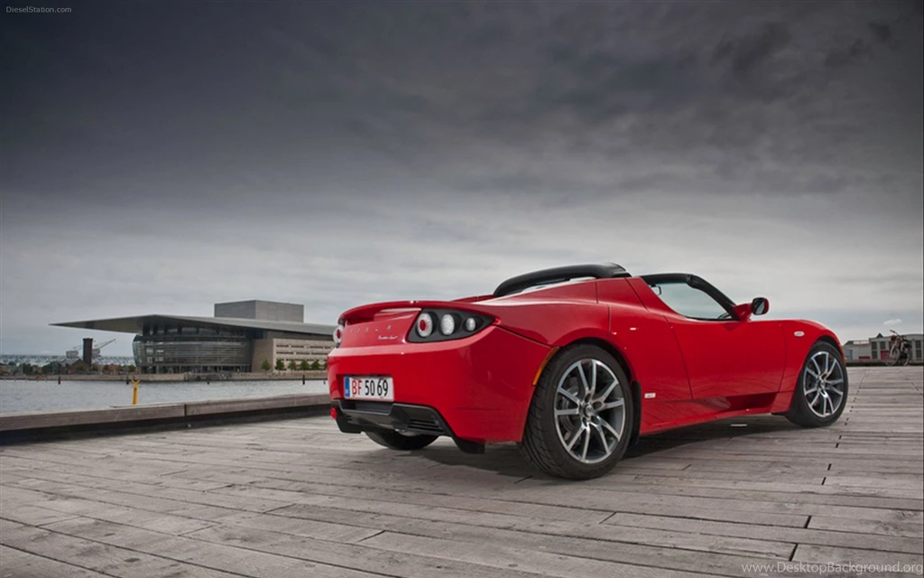 Tesla Roadster 2012 Widescreen Exotic Car Wallpapers
