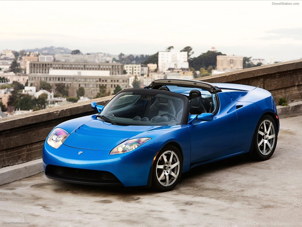 Tesla Roadster Sport Exotic Car Wallpapers