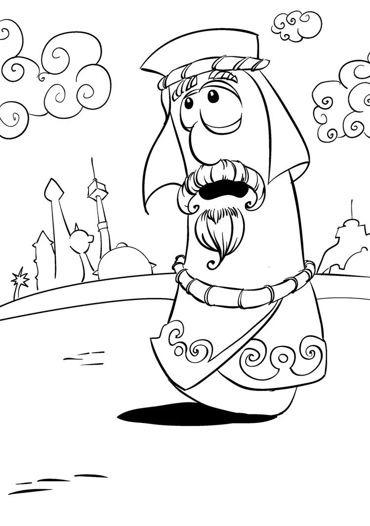 Veggie Tales Coloring Pages 20   ColoringVerse