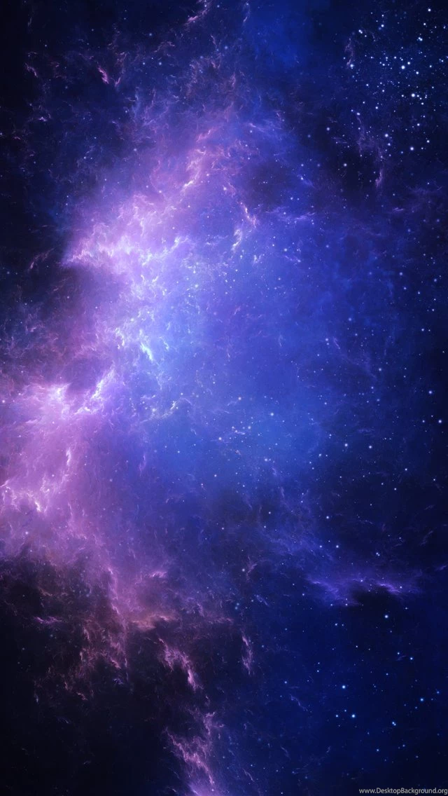 Purple Blue Gas Clouds iPhone 5 Wallpapers / IPod Wallpapers HD ...