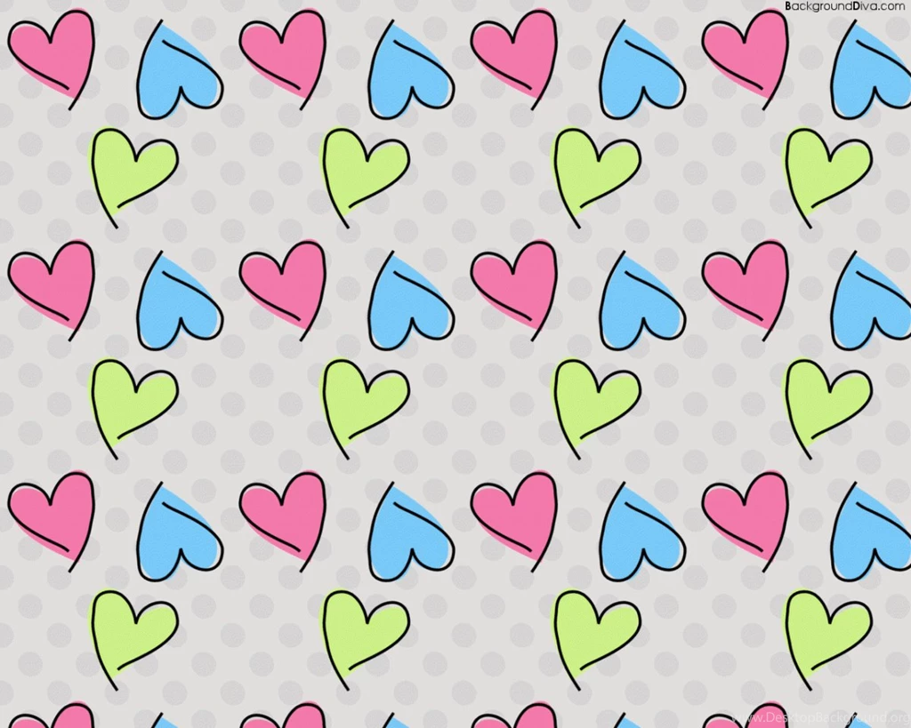 Girly wallpapers for computermore girly hearts desktop wallpapers ...