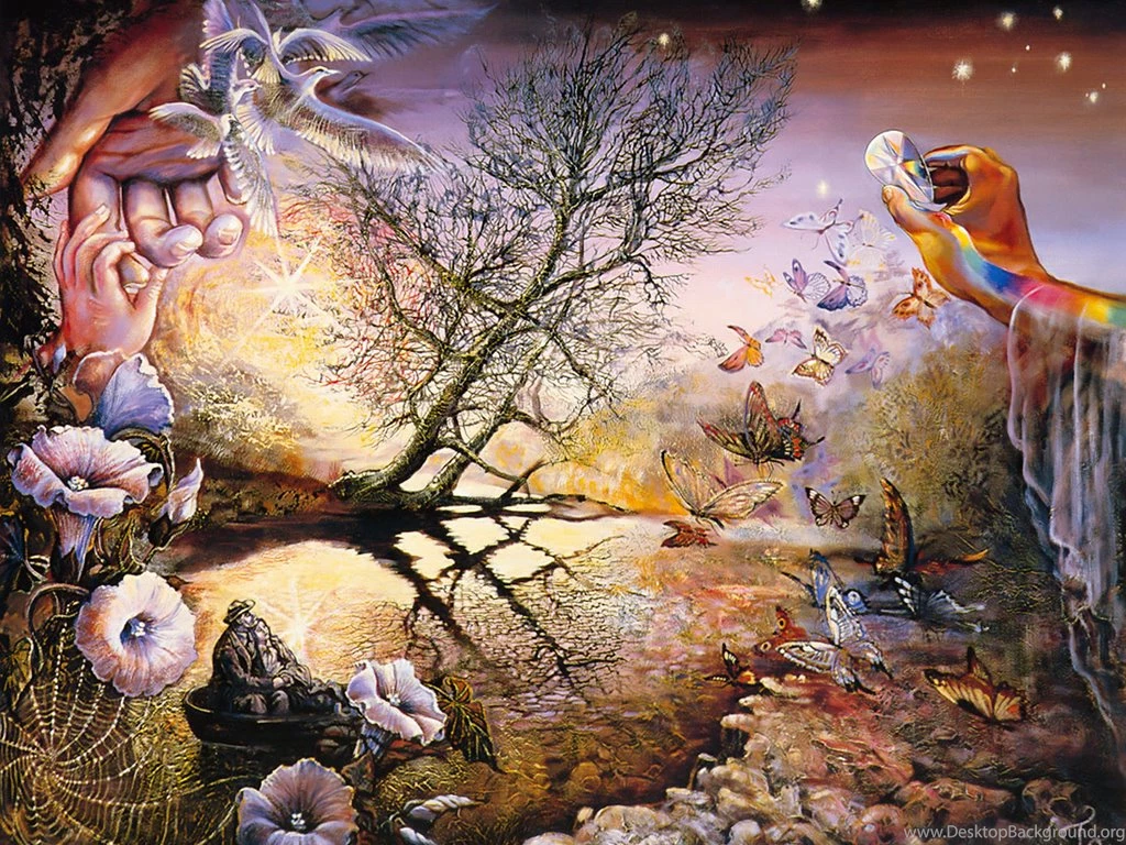 Mystical Fantasy Paintings Of Josephine Wall 1024x768 NO.10 ...