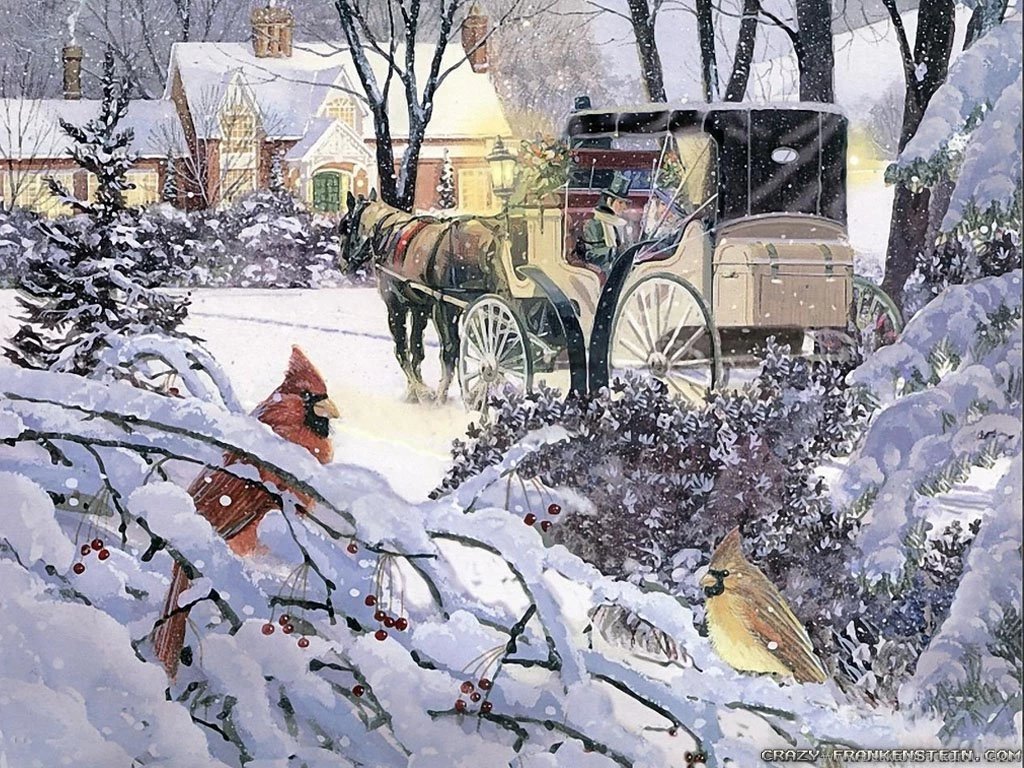 Winter Cottage Wallpapers   Crazy Frankenstein