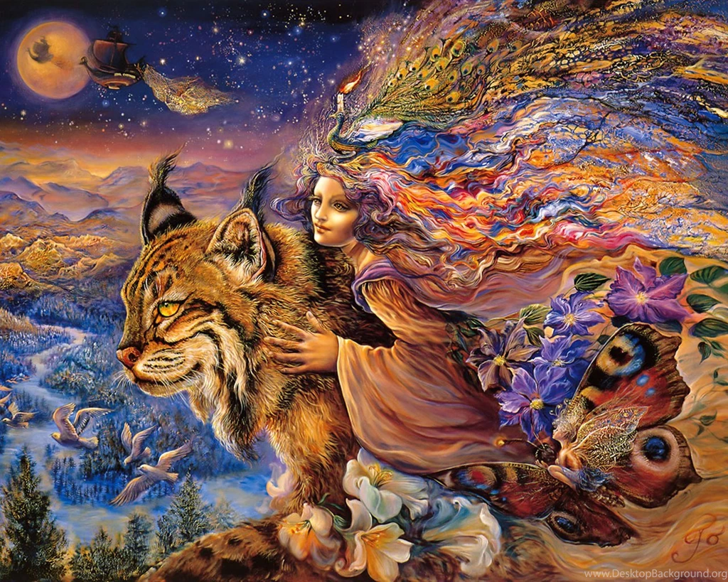 Art Of Imagination : Mystical Fantasy Paintings Of Josephine Wall ...