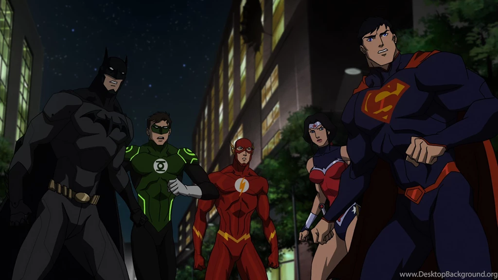 1920x1080px Justice League War