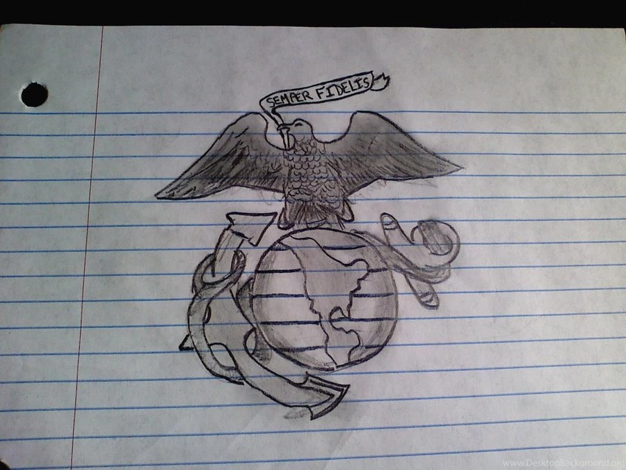 Eagle Globe And Anchor By Frazzimals On DeviantArt