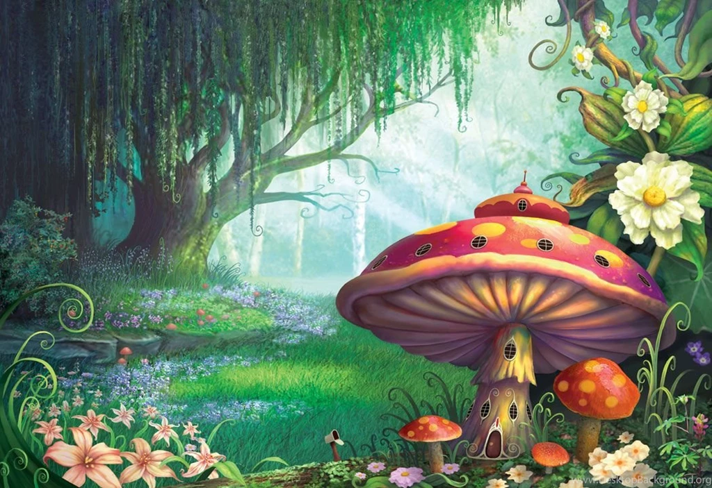 Enchanted Forest Backgrounds Wallpapers Cave