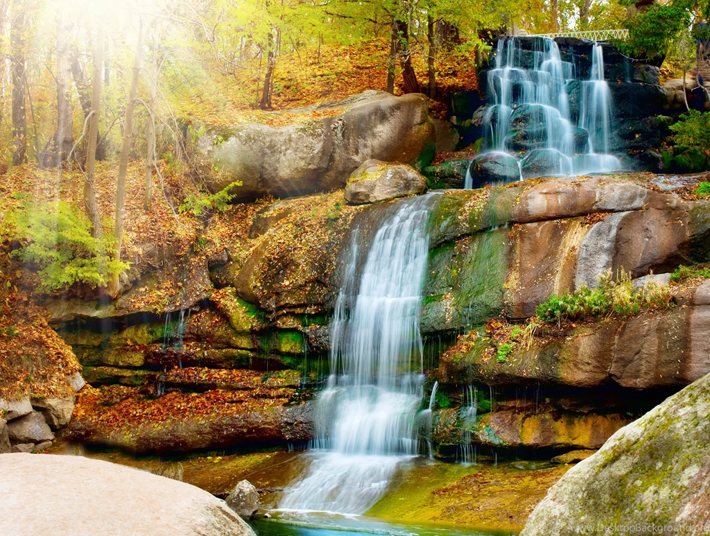 Tropical Waterfall Backgrounds