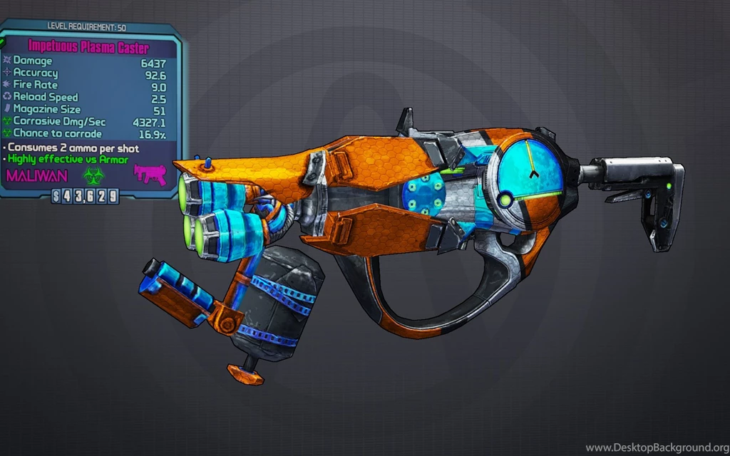 Plasma Caster   Borderlands Wiki   Wikia