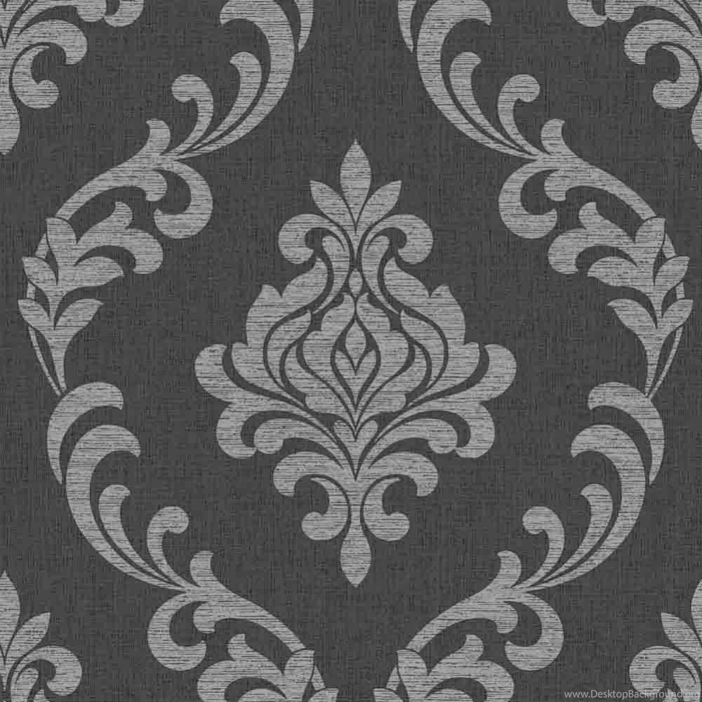 Fine Decor Torino Damask Wallpapers Black Silver FD40076 Fine ...