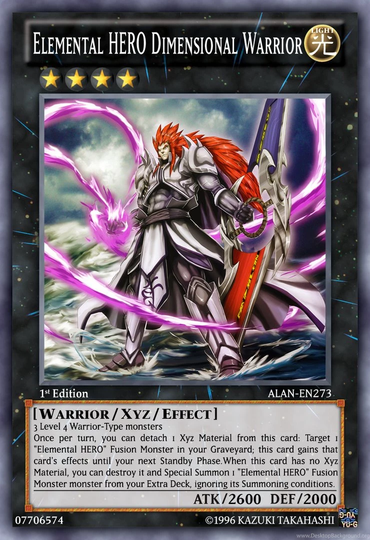 Elemental HERO Dimensional Warrior By ALANMAC95 On DeviantArt