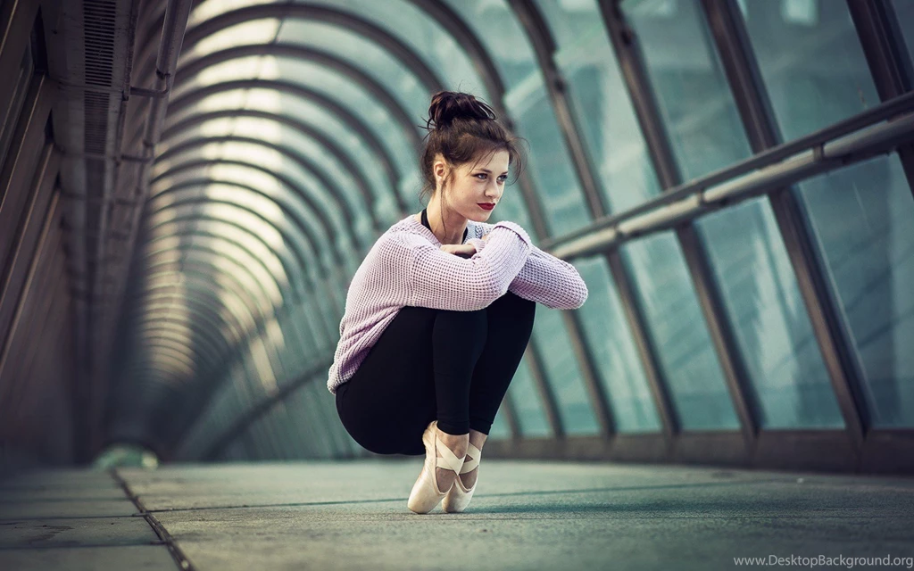 Beautiful Girl Trained Ballerina Under Domes Hd