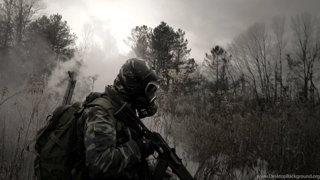 Wallpapers Gas Mask Soldier Hd Pictures Site 1920x1080