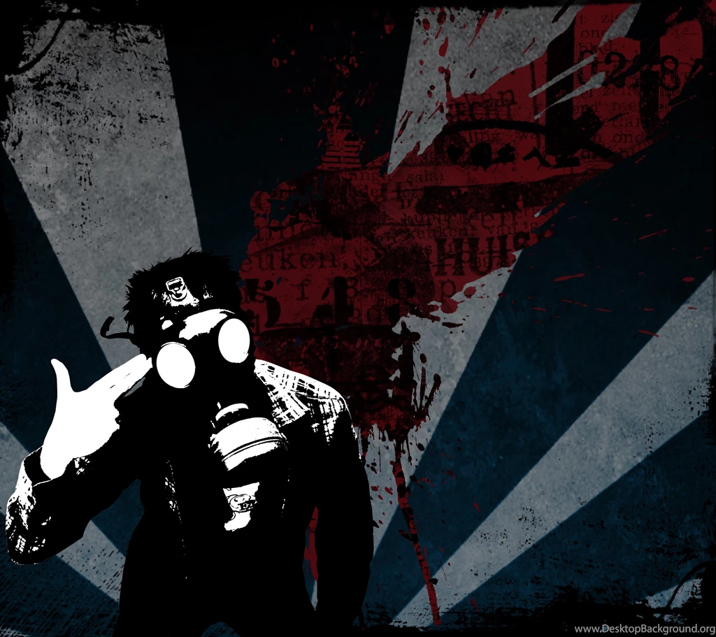 Gas Mask Grunge By Kupo34 This One Is