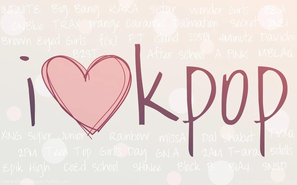 I Love Kpop Wallpaper Desktop Background