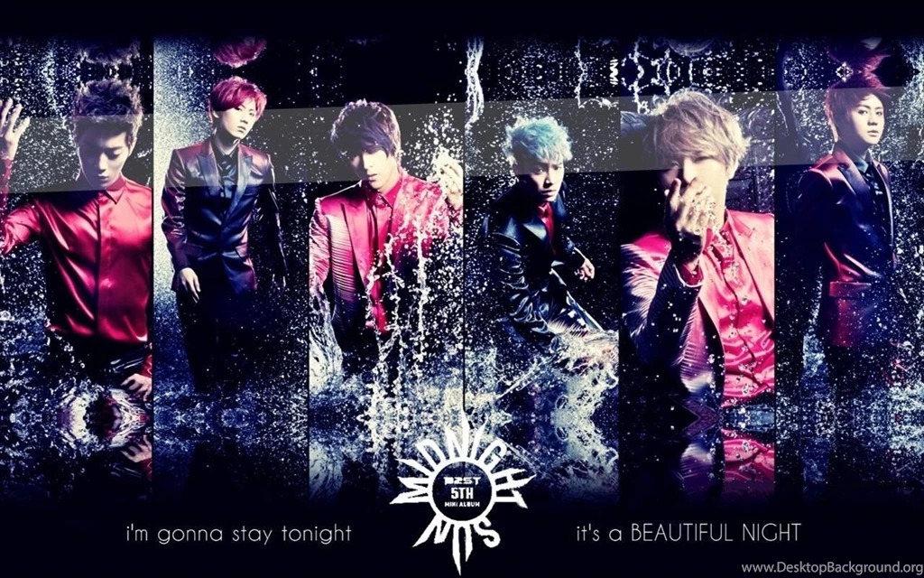 Beautiful Night Wallpapers B2ST K pop BOY BANDS Wallpapers