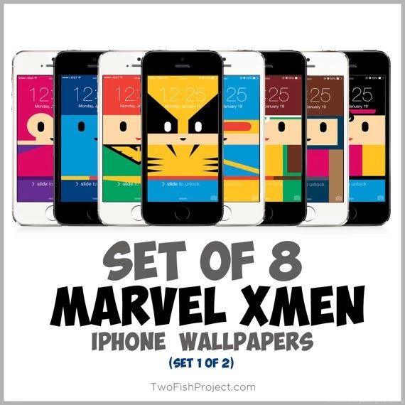 Cute Marvel X men iPhone Wallpapers Wolverine By TwoFishProject