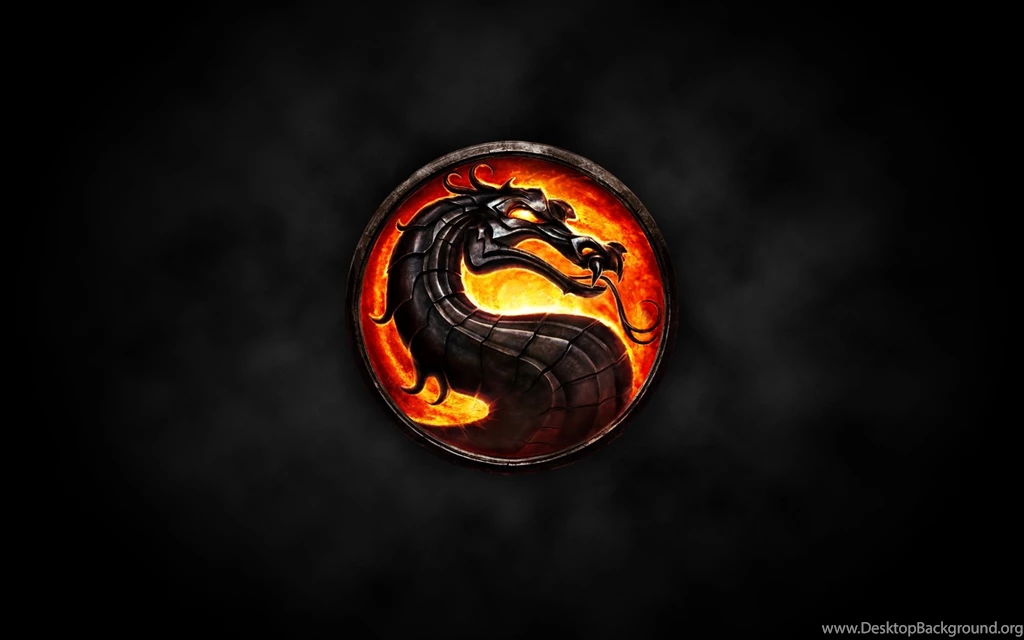 Download Wallpapers 1680x1050 Mortal Kombat, Dragon, Circle, Smoke ...