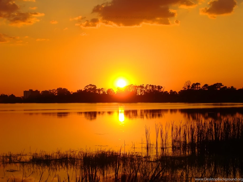 Fiery Orange Sunset Wallpapers By Richardxthripp On DeviantArt