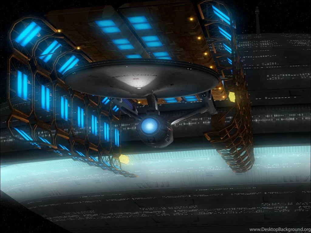Star Trek USS Enterprise NCC 1701 In Dry Dock, Free Star Trek ...