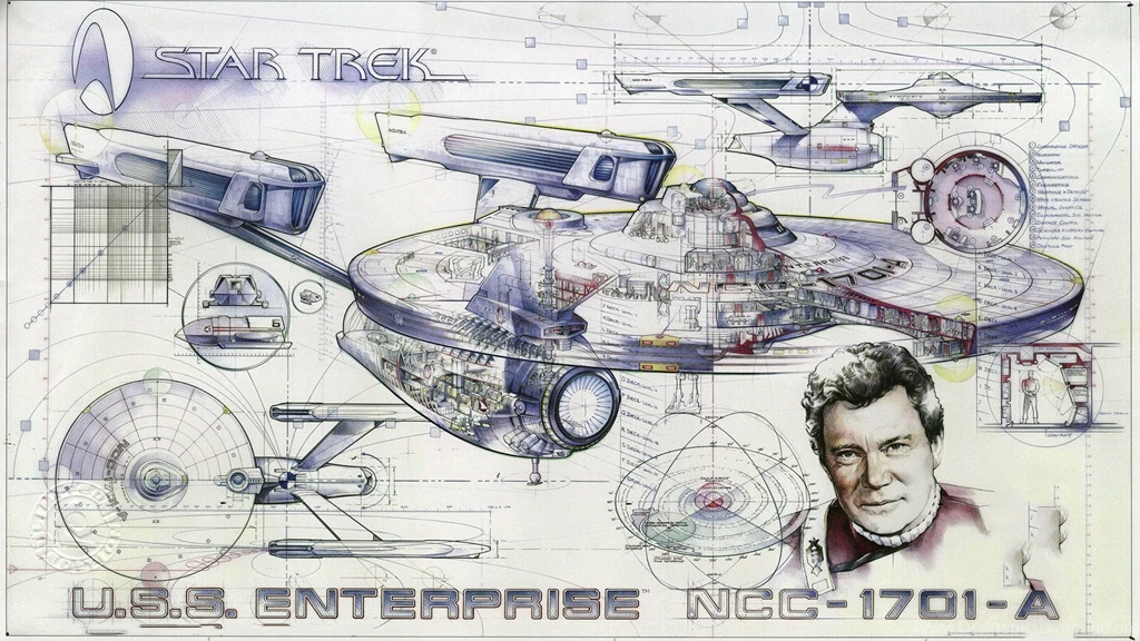 USS Enterprise NCC 1701 A Plan Wallpapers   HD Wallpapers Expert