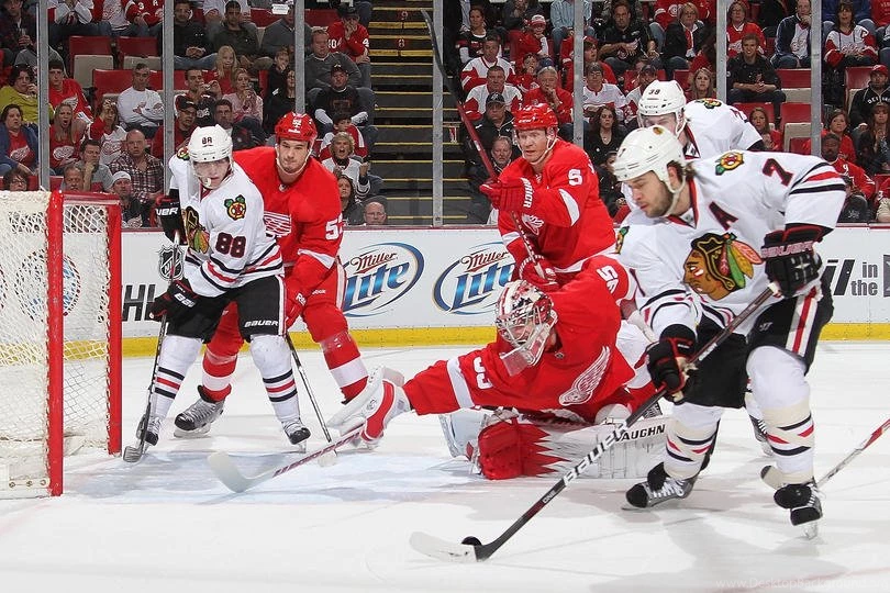 Red Wings Vs. Blackhawks   04/07/2012   Detroit Red Wings   Photos