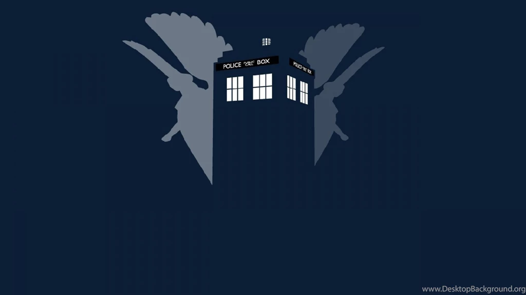 Angels Tardis Doctor Who Wallpapers