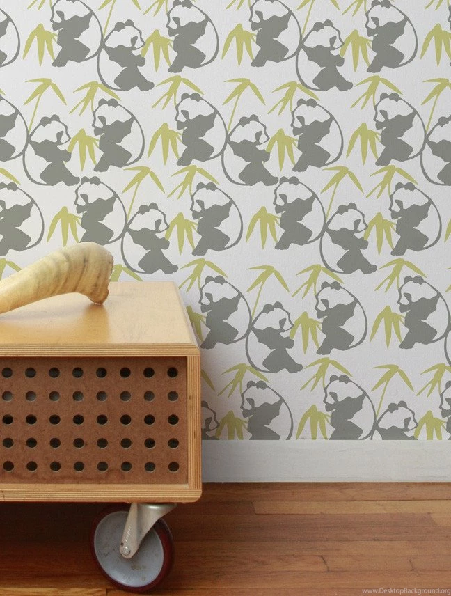 Panda Designer Wallpapers By Aimée Wilder. Made In The USA.