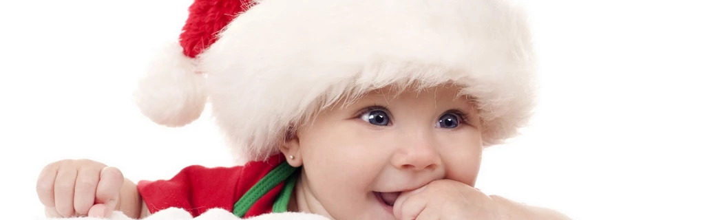 Download Wallpapers 3840x1200 Baby, New Year, Hat, Cute Dual Wide ...