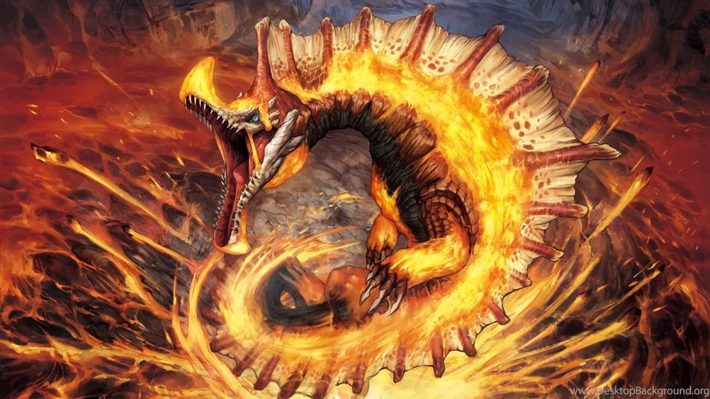 Fire Agnaktor Of The Game Monster Hunter Wallpapers And Images ...