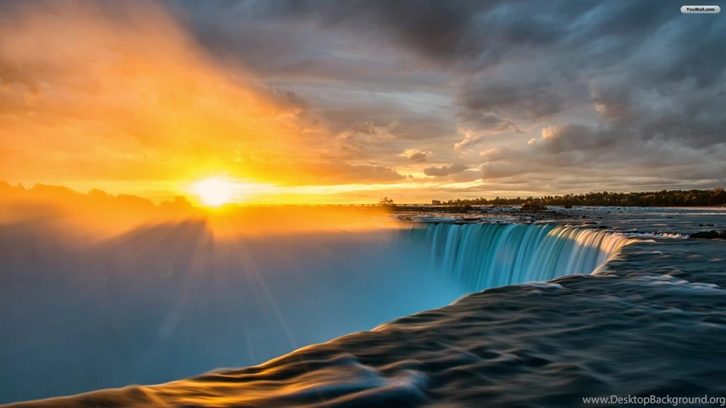 YouWall Niagara Sunrise Wallpapers Wallpaper,wallpapers,free ...