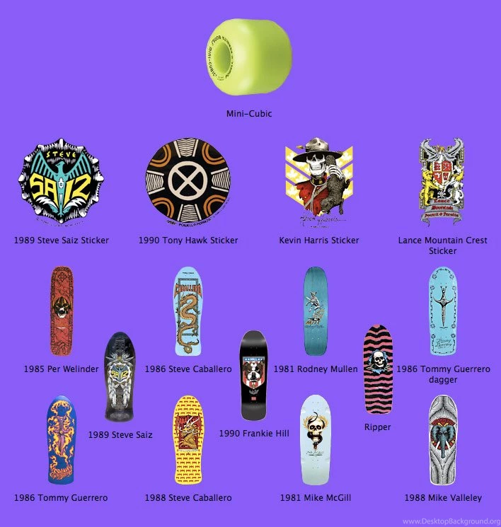 80s Powell Peralta Icons For OS X, Part 6