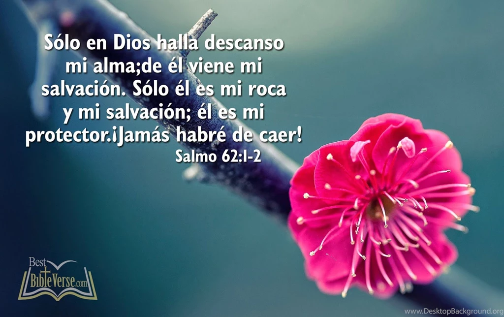 Sólo él Es Mi Roca Y Mi Salvación   Spanish Bible Verses ...