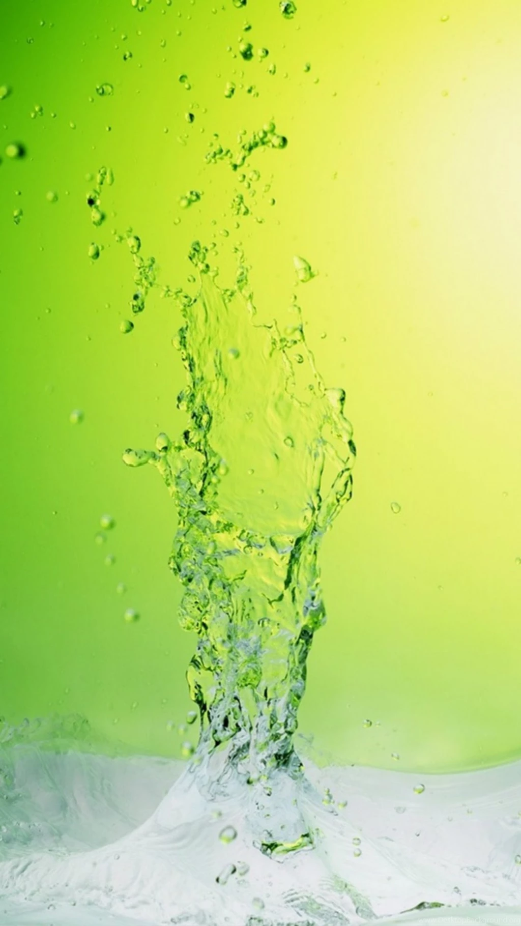 Abstract Crystal Icy Water Splash Green Backgrounds iPhone 6 ...
