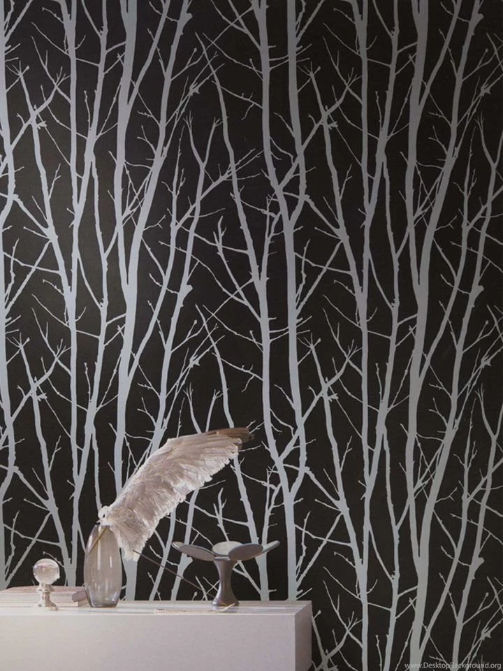 Birch Tree Wallpapers From Shand Kydd Imagination (Pattern SK175201 ...