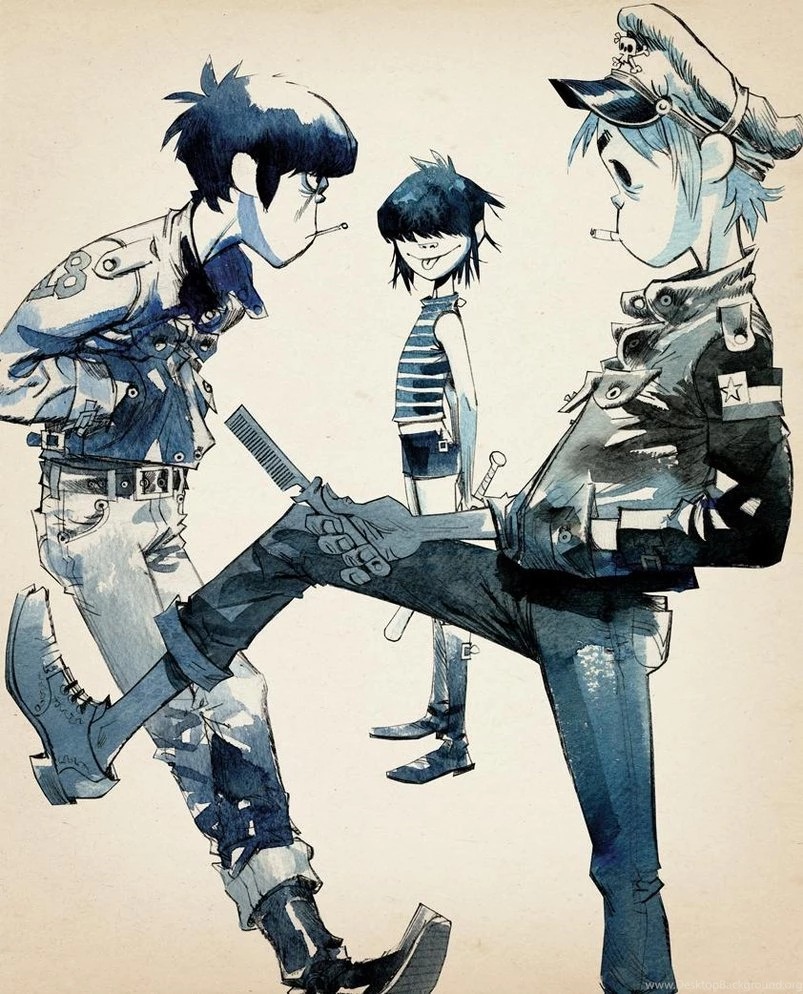 Wallpapers Gorillaz Llevate Alguno! Taringa!