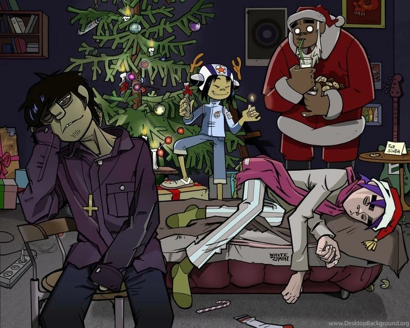 2d Christmas Merry Christmas For Gorillaz – Entertainment Music HD ...