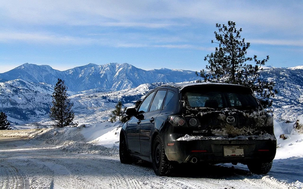 Mazda 3 Hatchback Winter Wallpapers 1280×800   Mazda Wallpapers