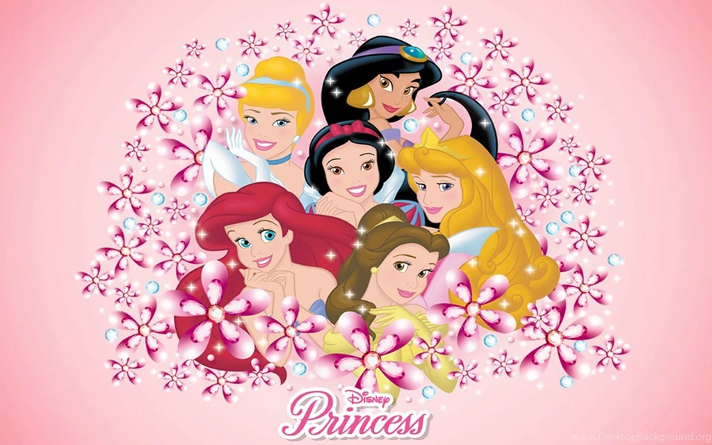 Cartoons Wallpapers Ariel, Cinderella, Jasmin, Aurora, Belle ...
