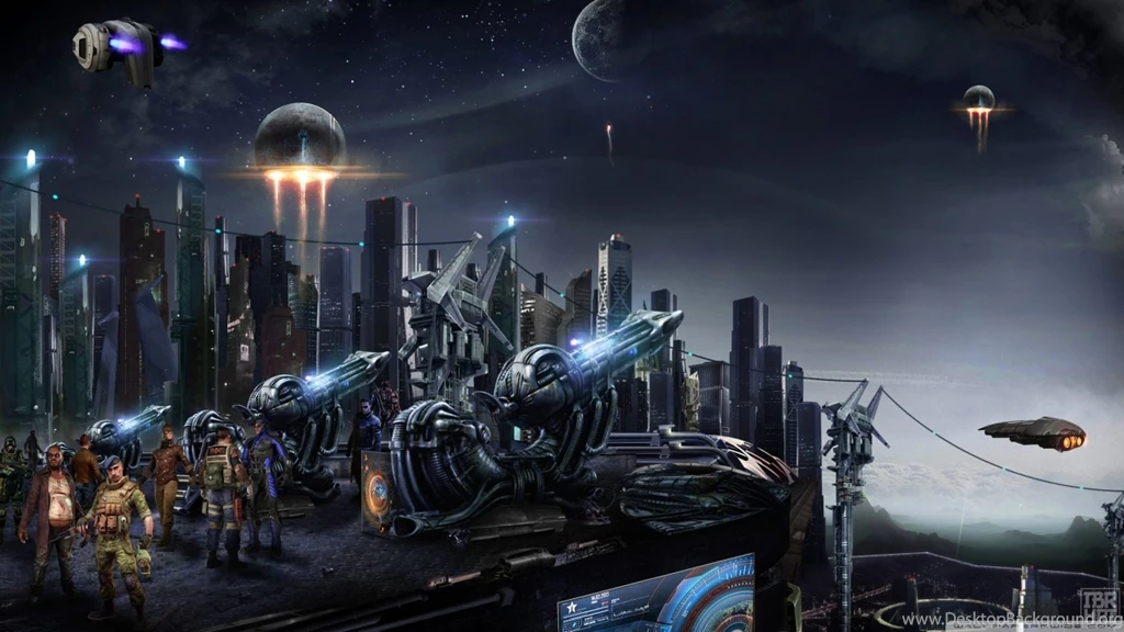 Futuristic City HD Desktop Wallpapers : Widescreen : Fullscreen ...