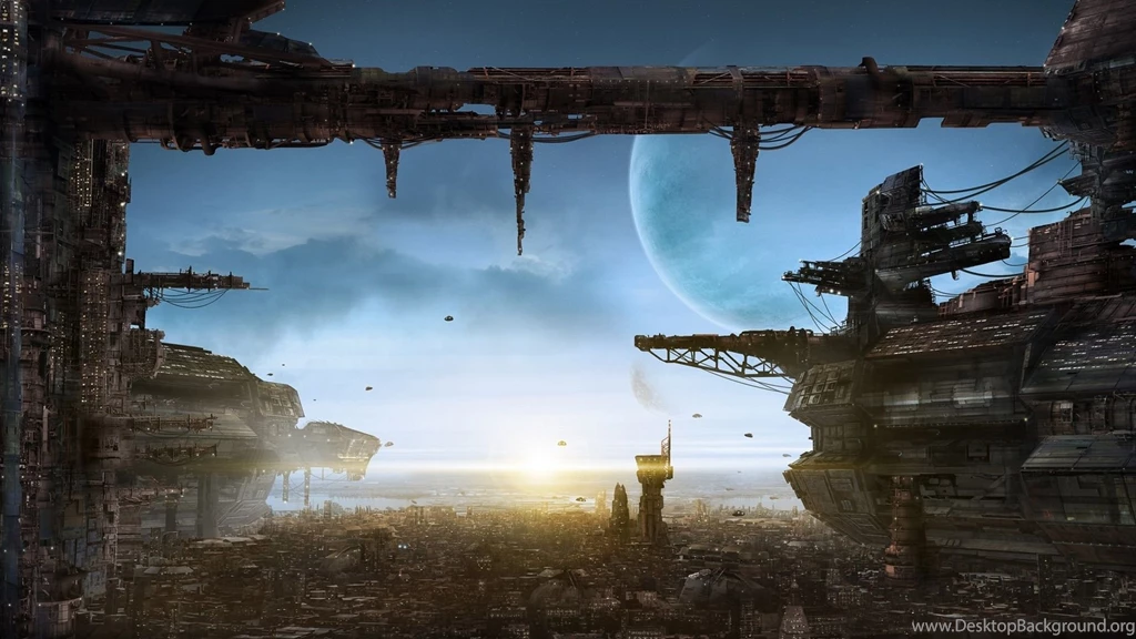 Futuristic City From Above, 1920x1080 HD Wallpapers And FREE Stock ...